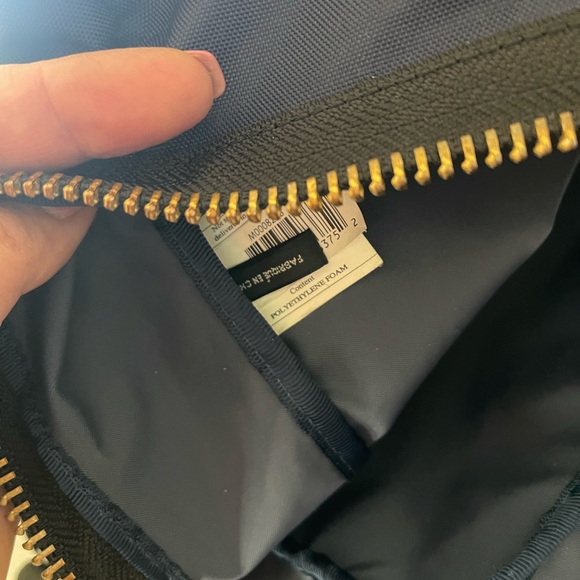Marc Jacobs Navy Blue Nylon Backpack with leather trim main image 10